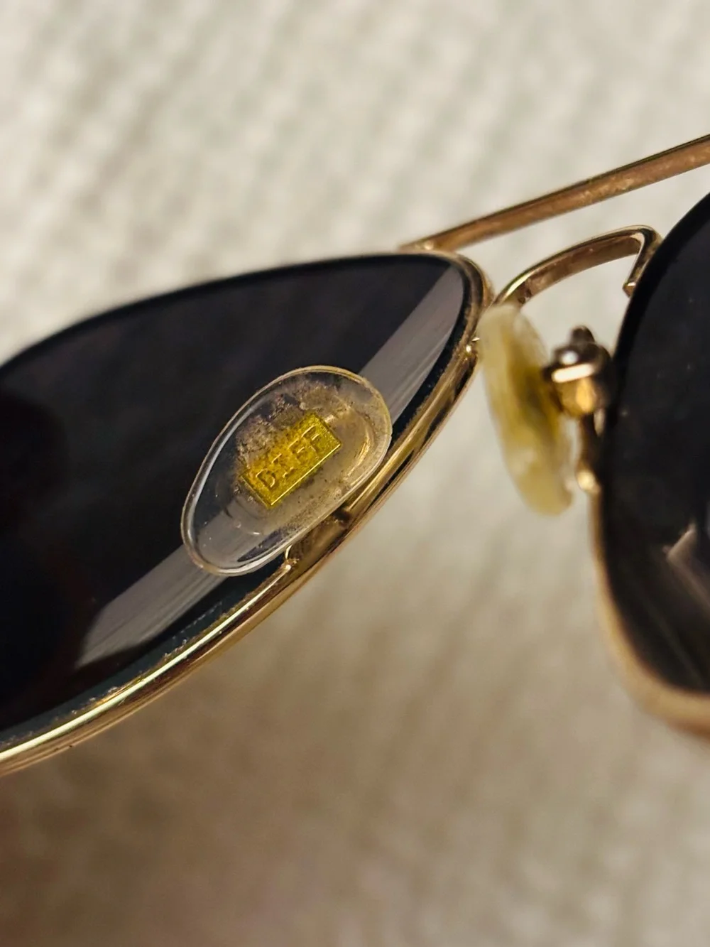 Classic Gold Aviator Sunglasses with Black Lenses